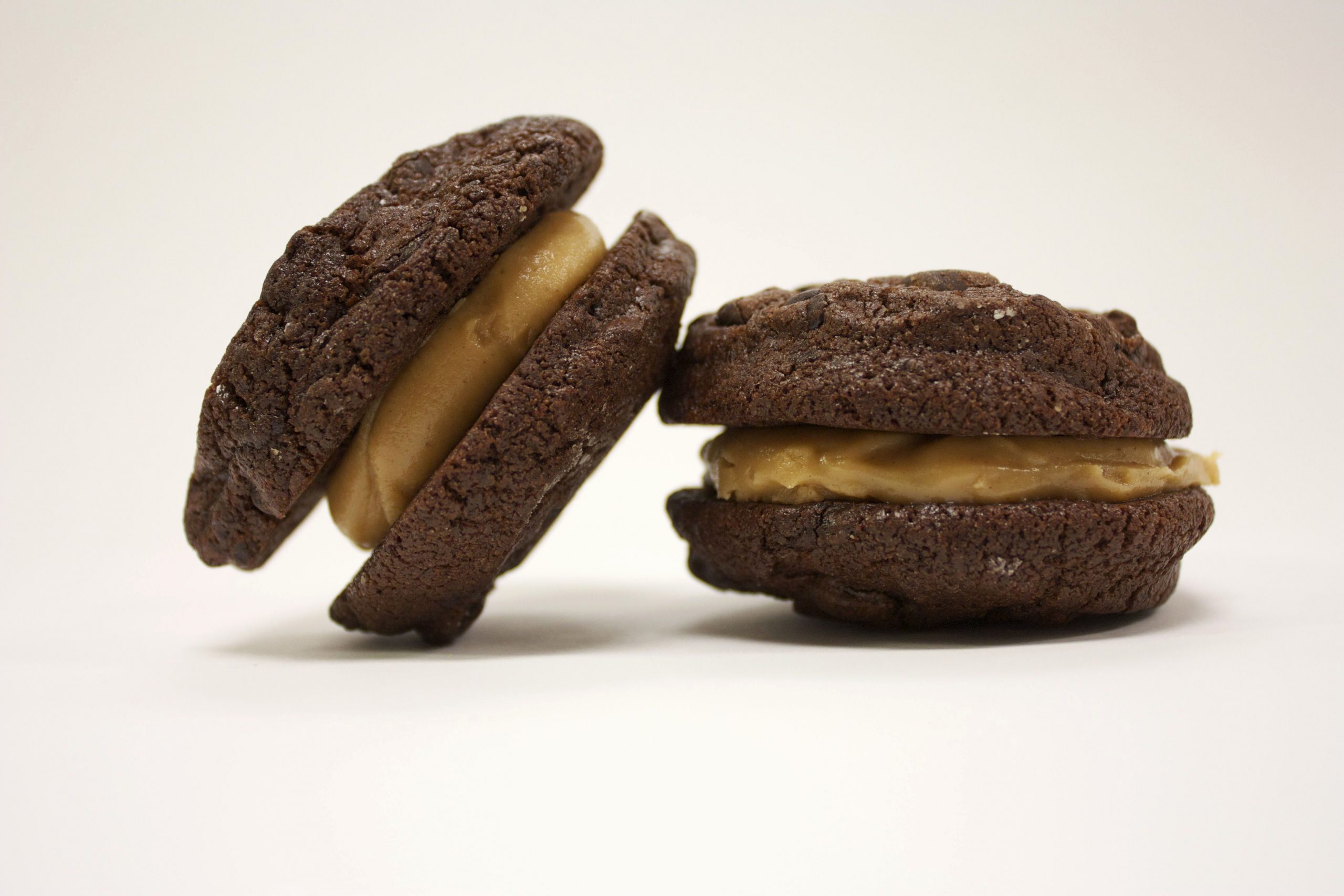Black Cocoa Peanut Sandwich Cookies — The Boy Who Bakes